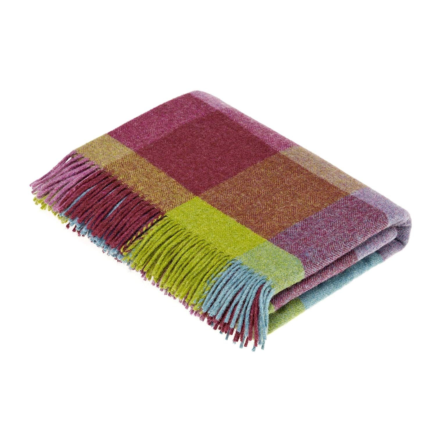 100% Wool Fringed Throws