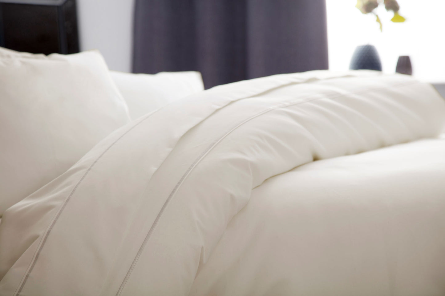 1000 Thread Count 100% Egyptian Cotton Bed Linen in Ivory