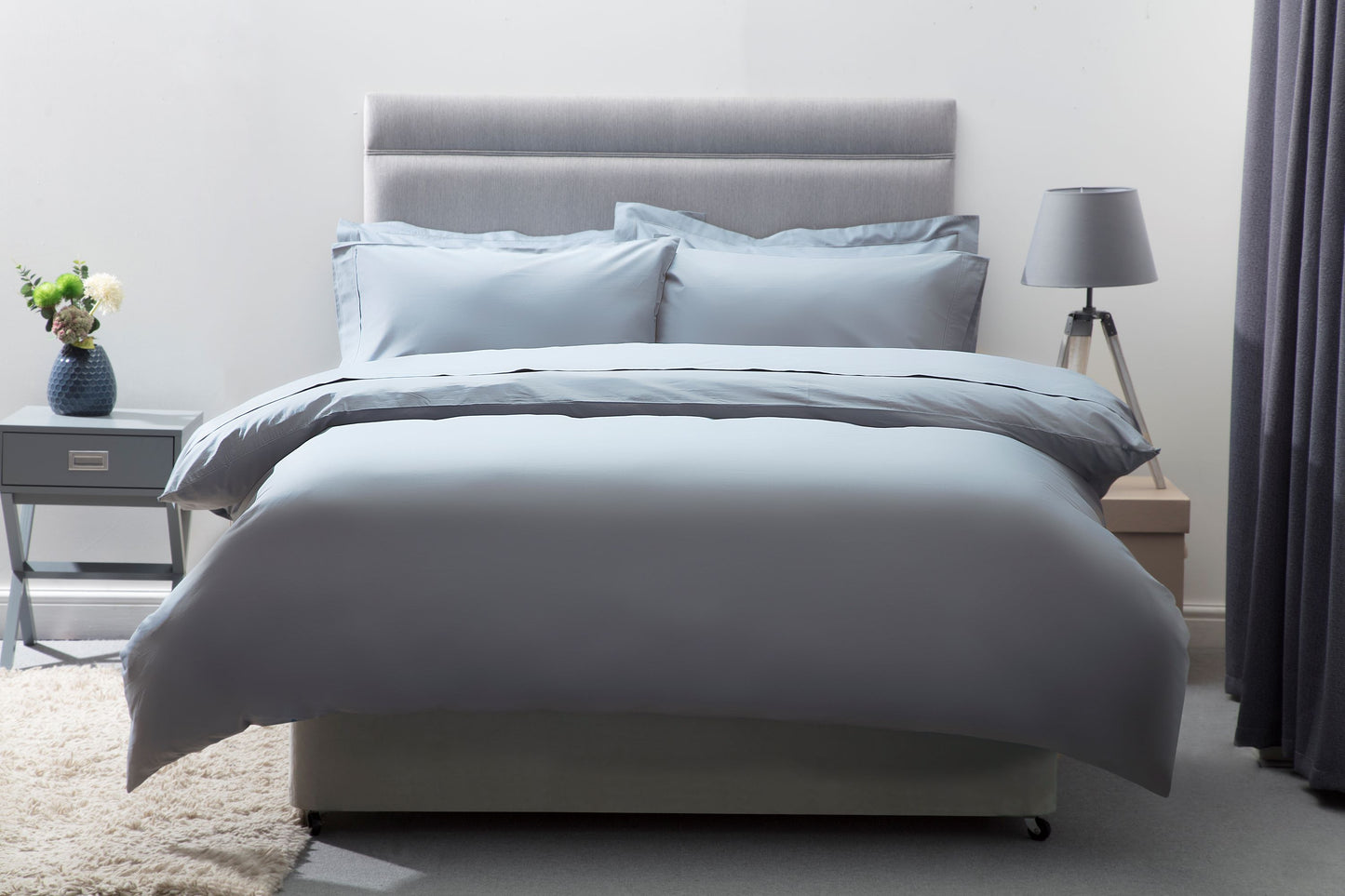 200 Thread Count Egyptian Cotton Bed Linen Platinum Grey