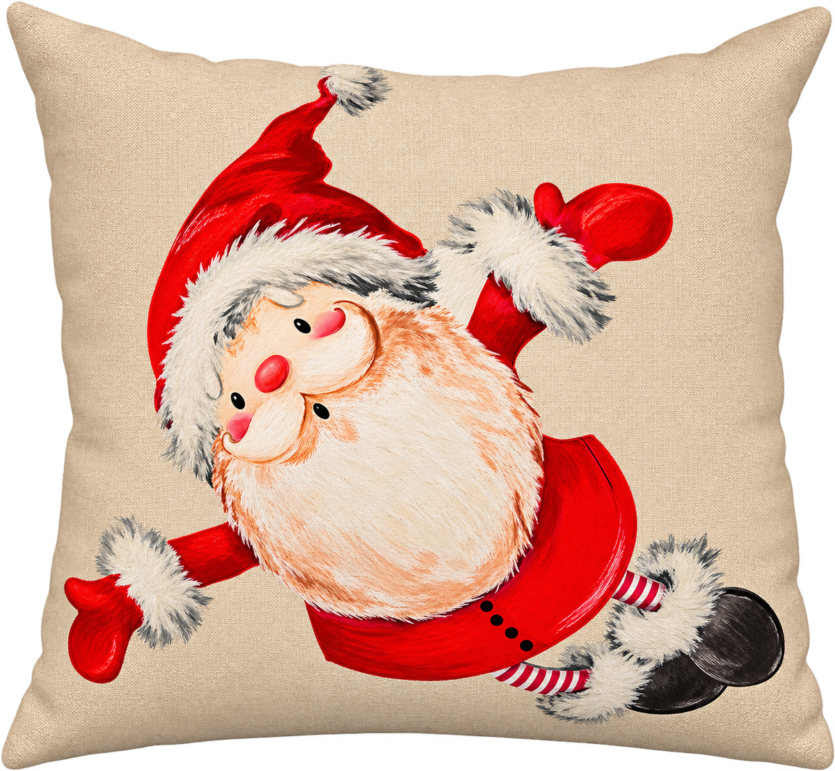 Cute Santa Claus Cushion Cover