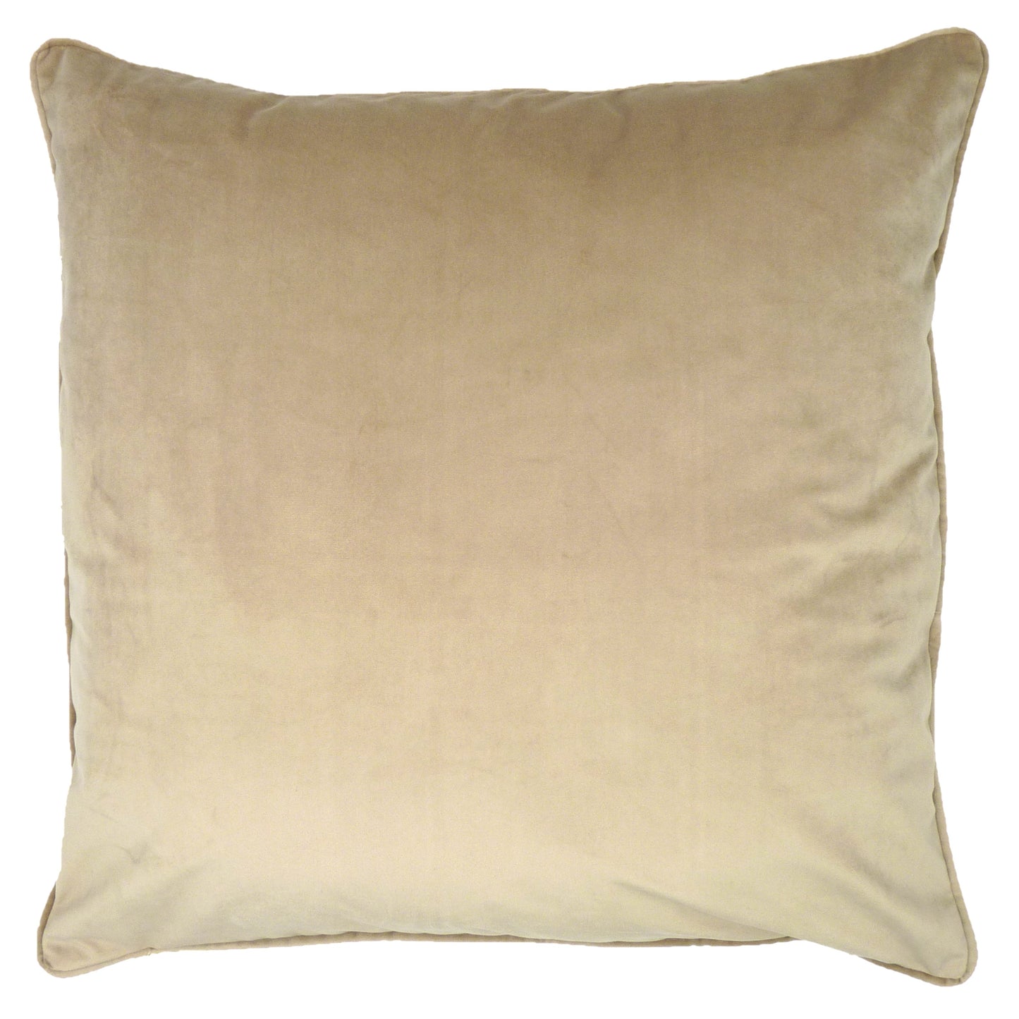 Soft Velvet Cushion Covers in Taupe 55cm x 55cm