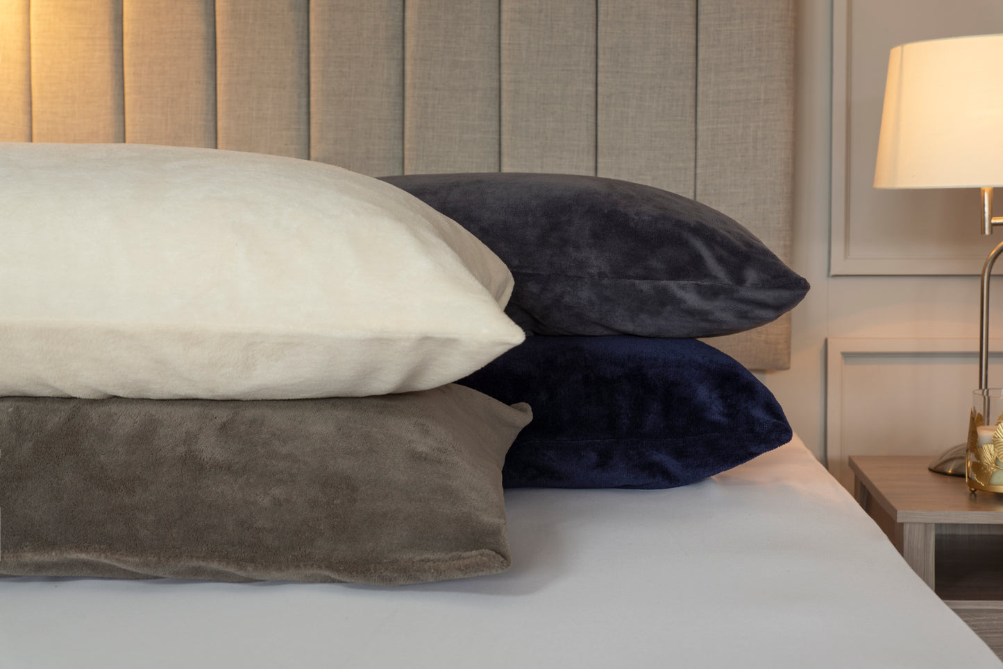 Heat Holder Duvet Cover Set in Moon Rock Beige with 1.7 Tog