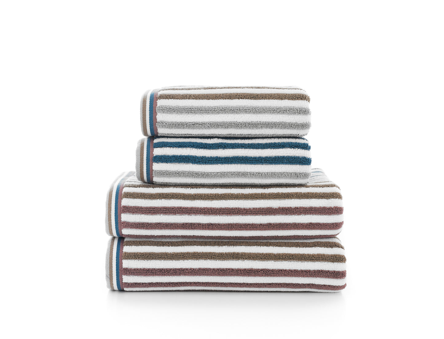 550gsm 100% Cotton Hanover Design Towel in Walnut