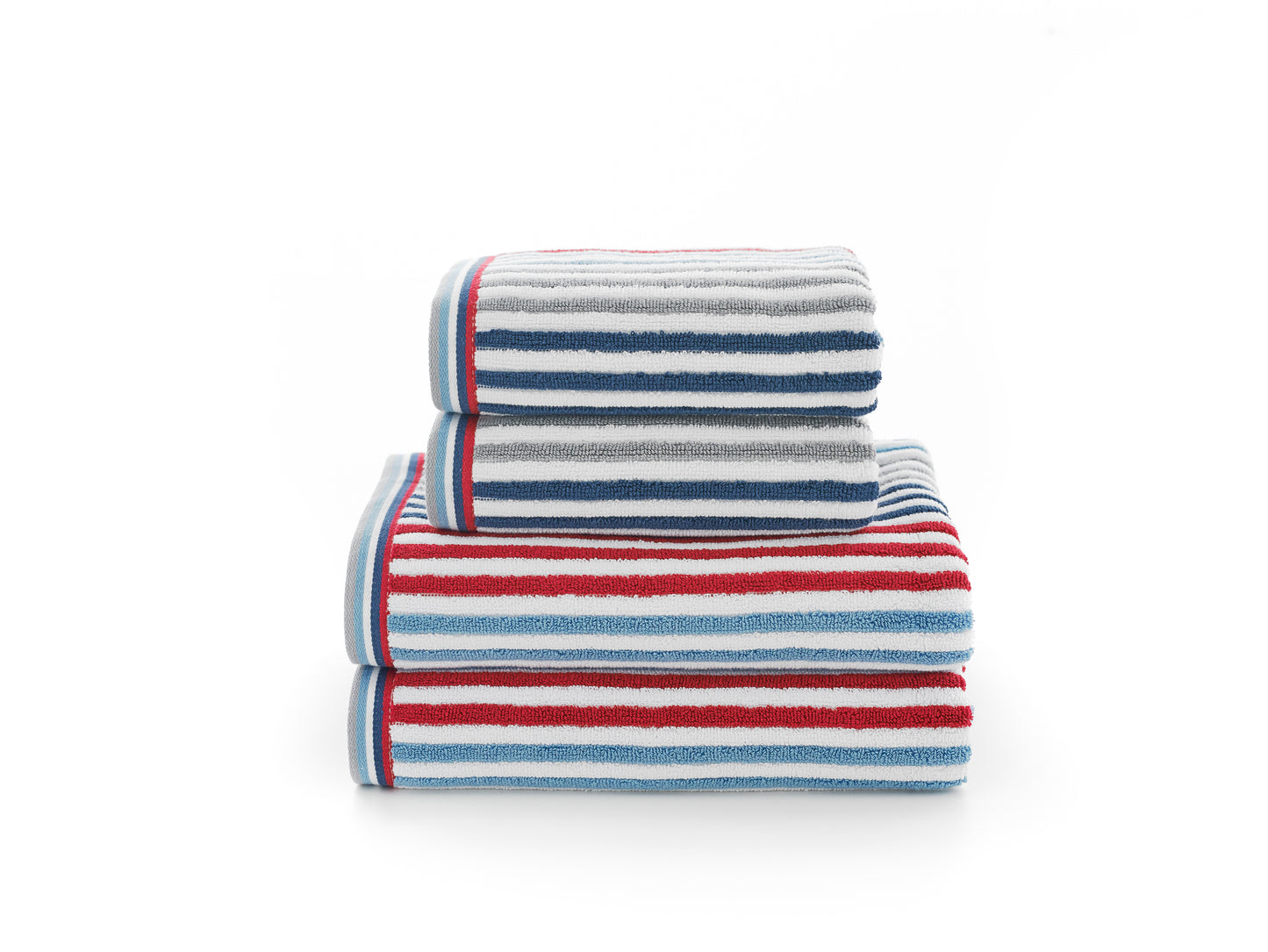 550gsm 100% Cotton Hanover Design Towel in Denim