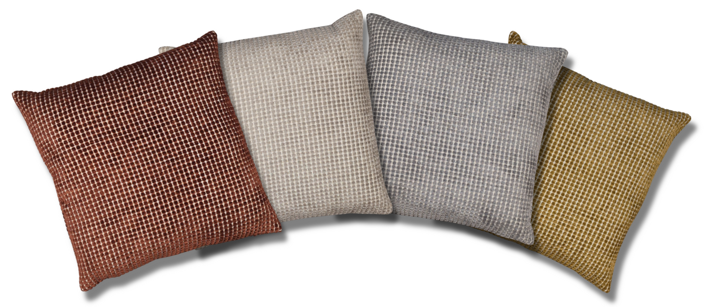 Soft Velvet Textured Cushion Cover Various Colours 45cm x 45cm