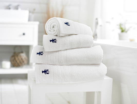 Kaleidoscope Towel in White