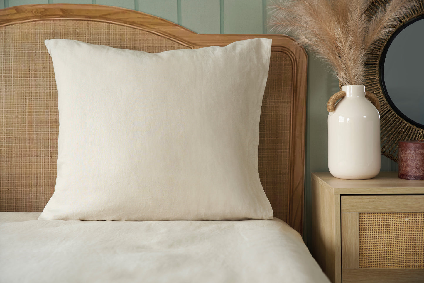 100% Linen Bedding Natural Oatmeal