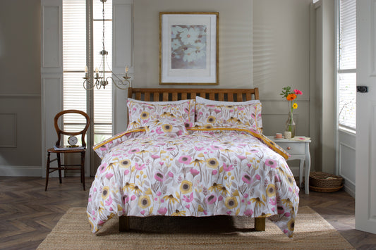 Mary Mary Floral Cotton Printed Duvet Cover Set