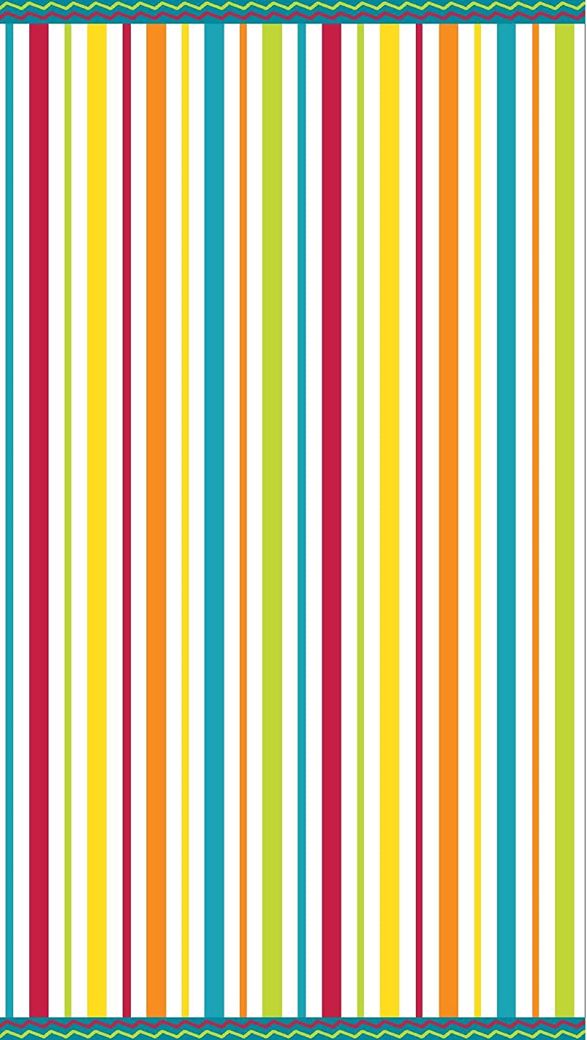 100% Cotton Jacquard Multi Colour Stripe Beach Towel