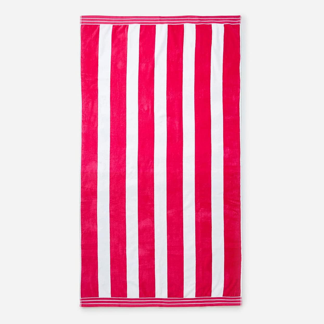Jumbo Beach Towel Pink Stripe