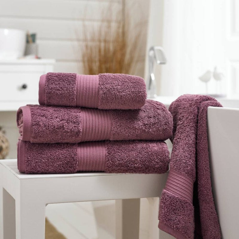 650gsm Combed Pima Bliss Anti Bacterial Towel in Grape