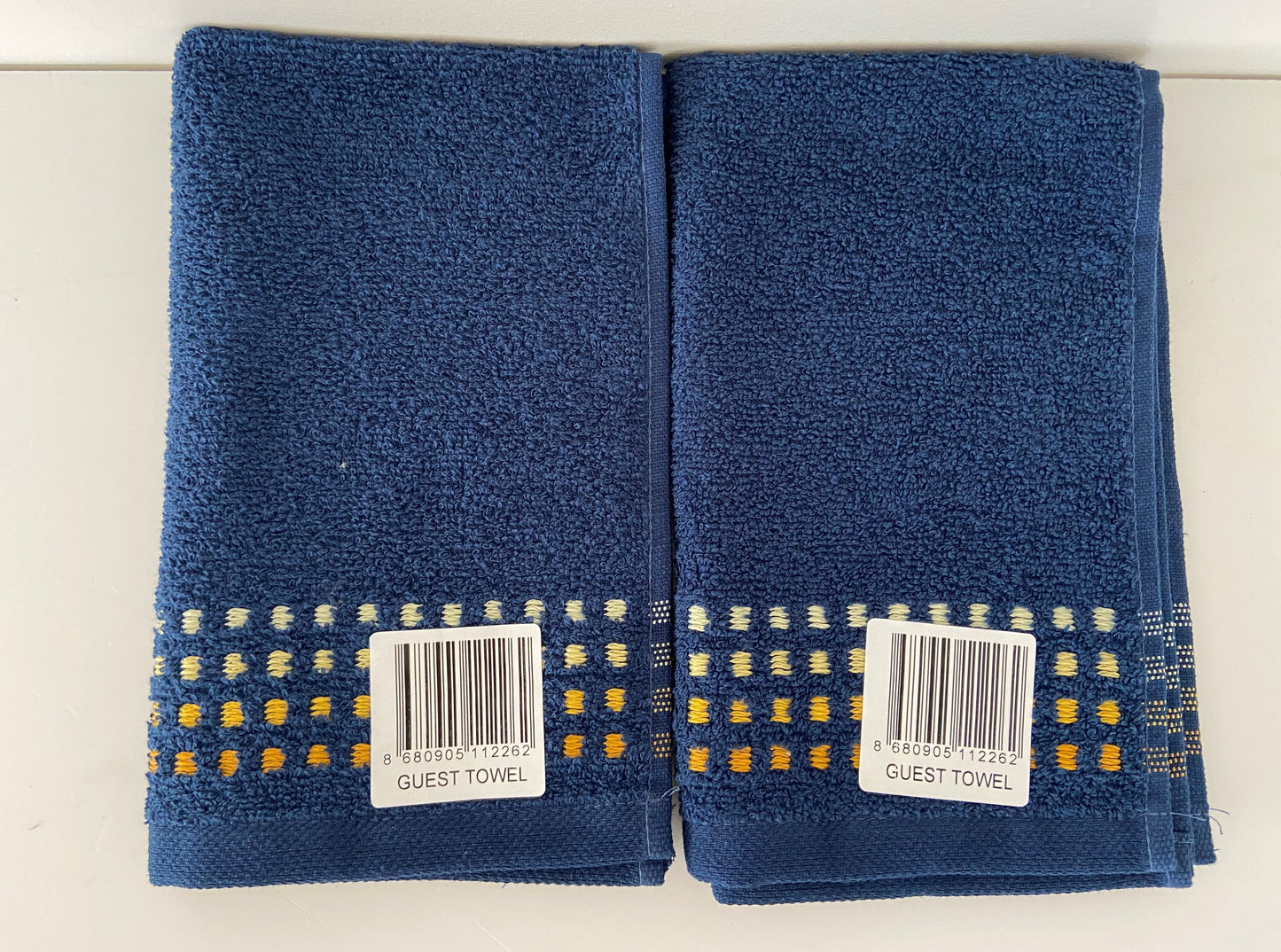100% Cotton Guest Towels 30cm x 50cm x 2