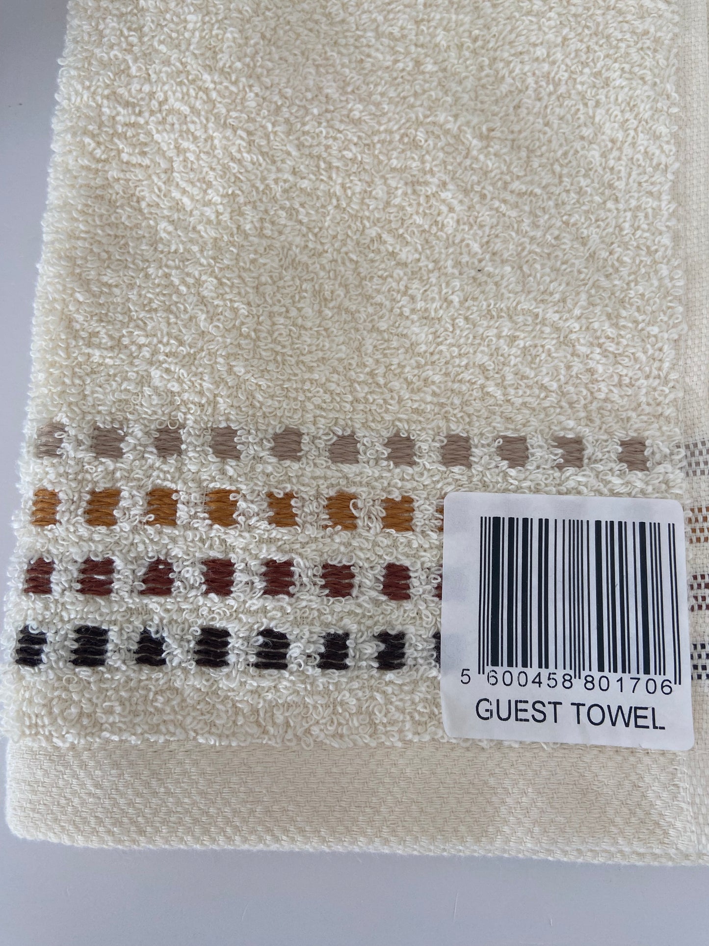 100% Cotton Guest Towels 30cm x 50cm x 2