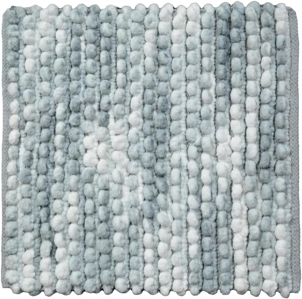 Monaco Marl Bath, Pedestal Shower Mat in Grey Shades