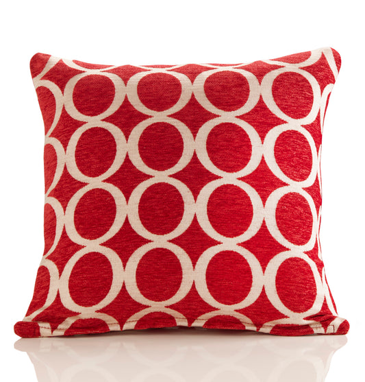 O Cushion Cover in Red