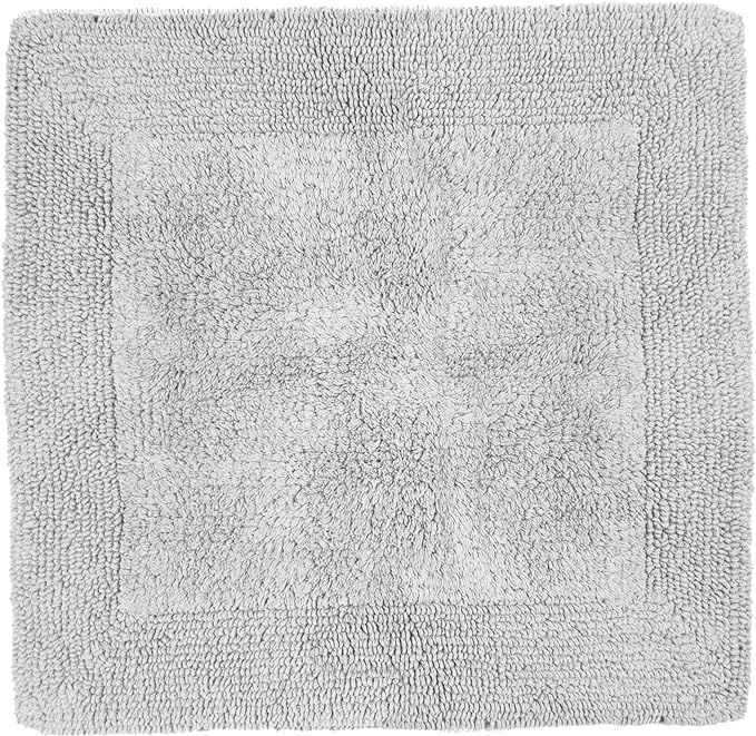 Heavyweight Elegance Reversible Bath Mats Dove Grey