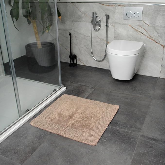 Elegance Heavyweight Reversible Bath Mats in Mocha