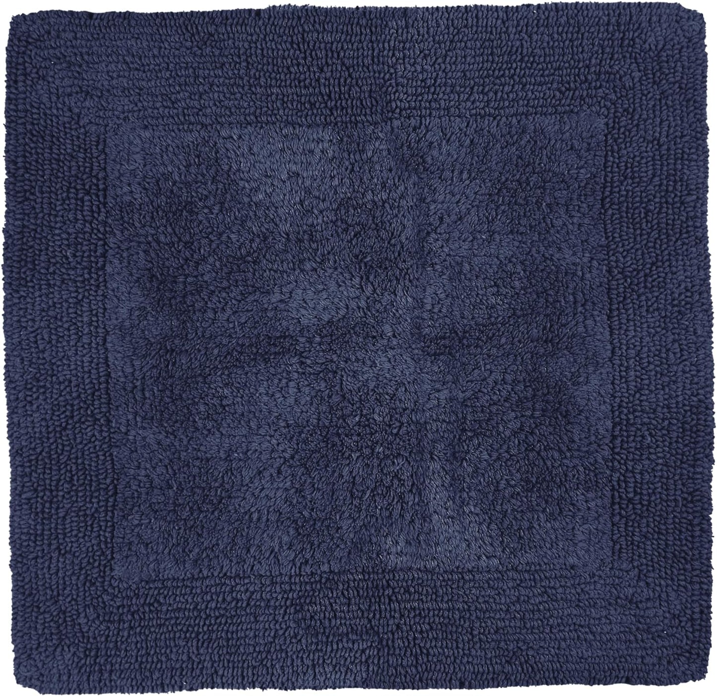 Heavyweight Reversible Bath Mats Navy Blue