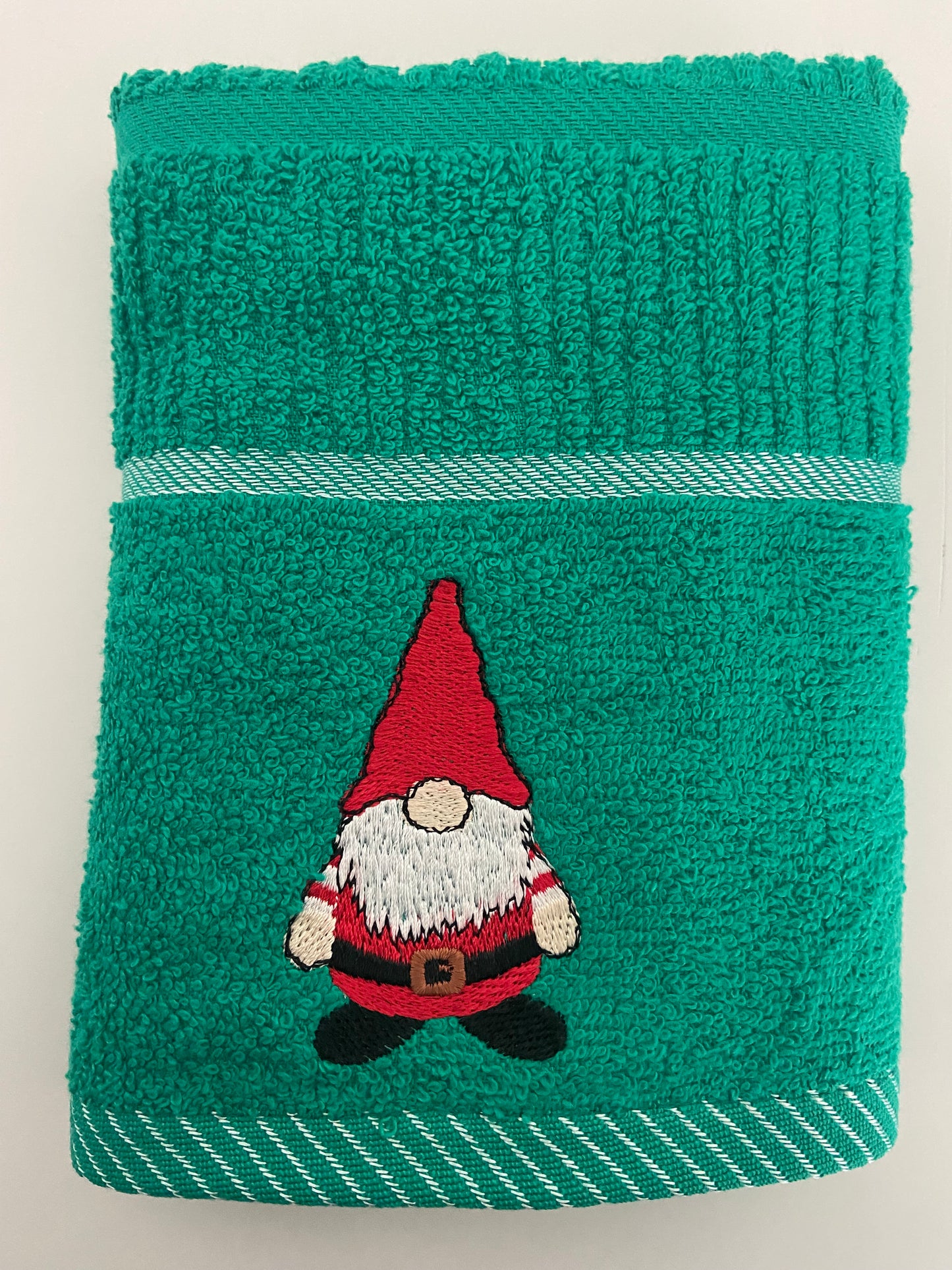 Christmas Gonks Kitchen Towel in Green