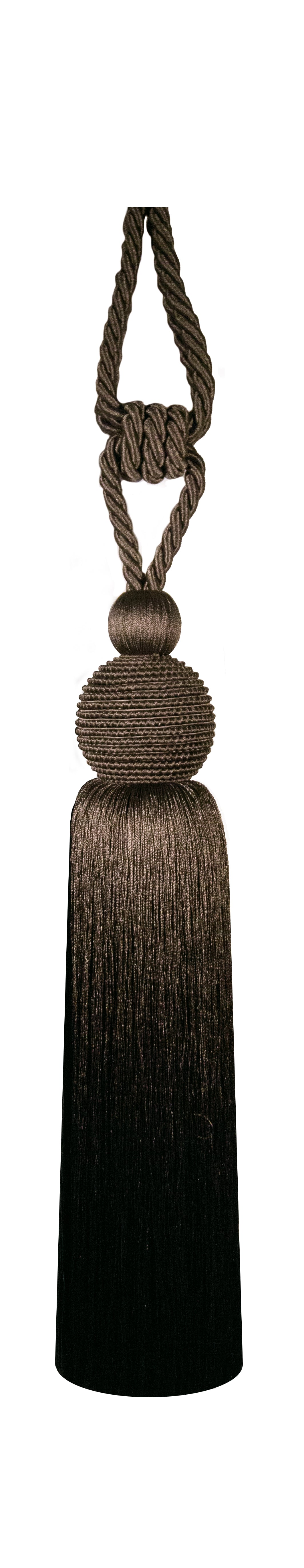 Corded Tie Back Charcoal Grey