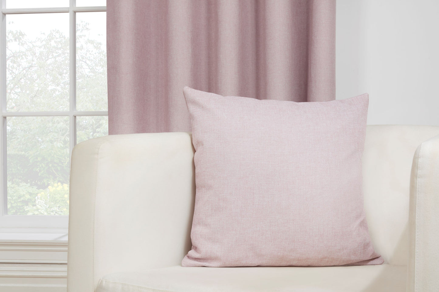 Blackout Curtains in Blush Pink