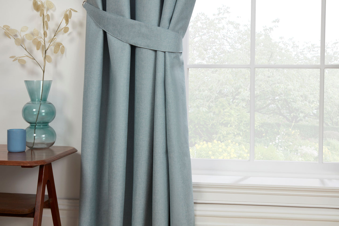 Blackout Curtains in Duck Egg