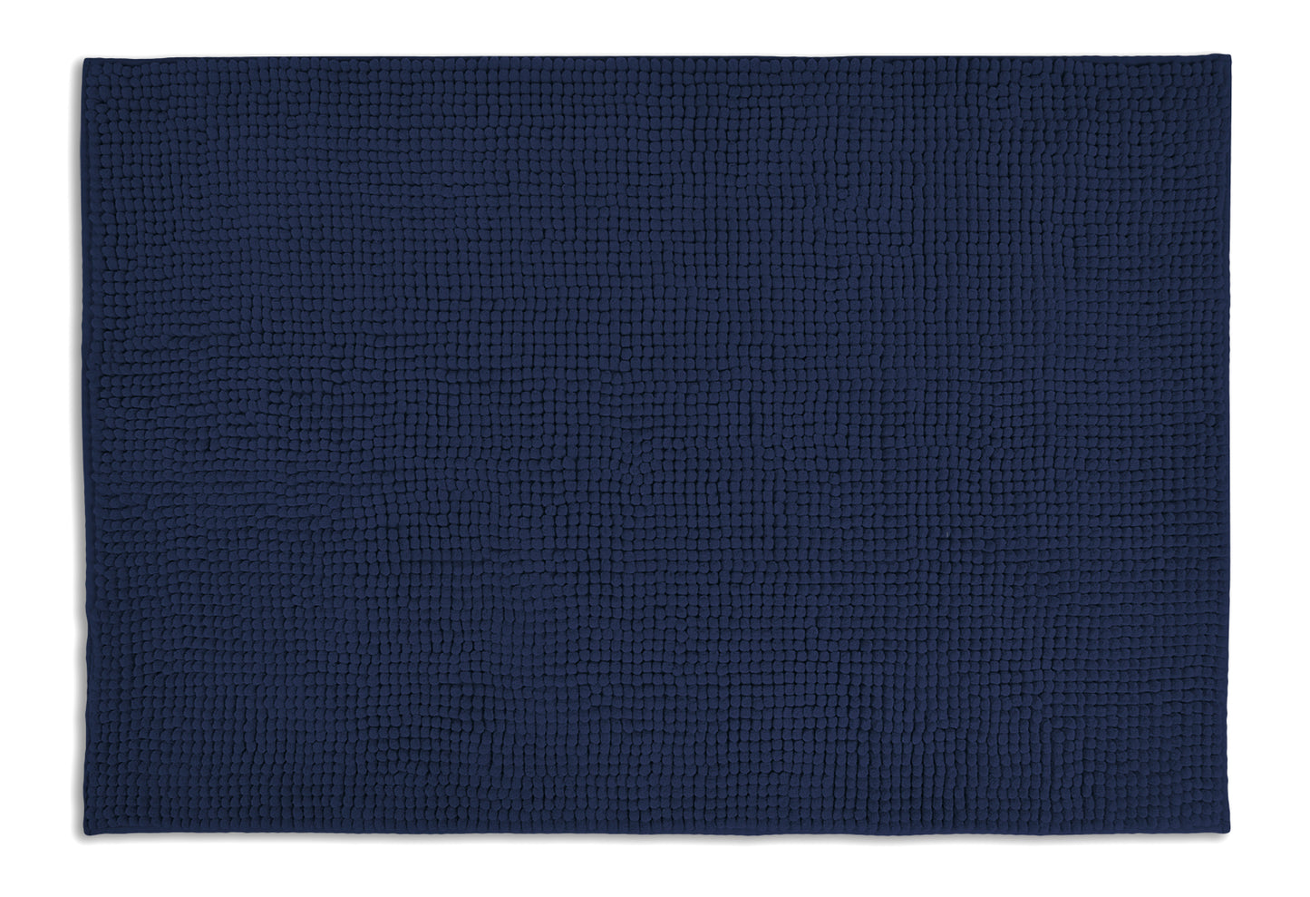 Supersoft Micro Chenille Bath Mat Navy Blue