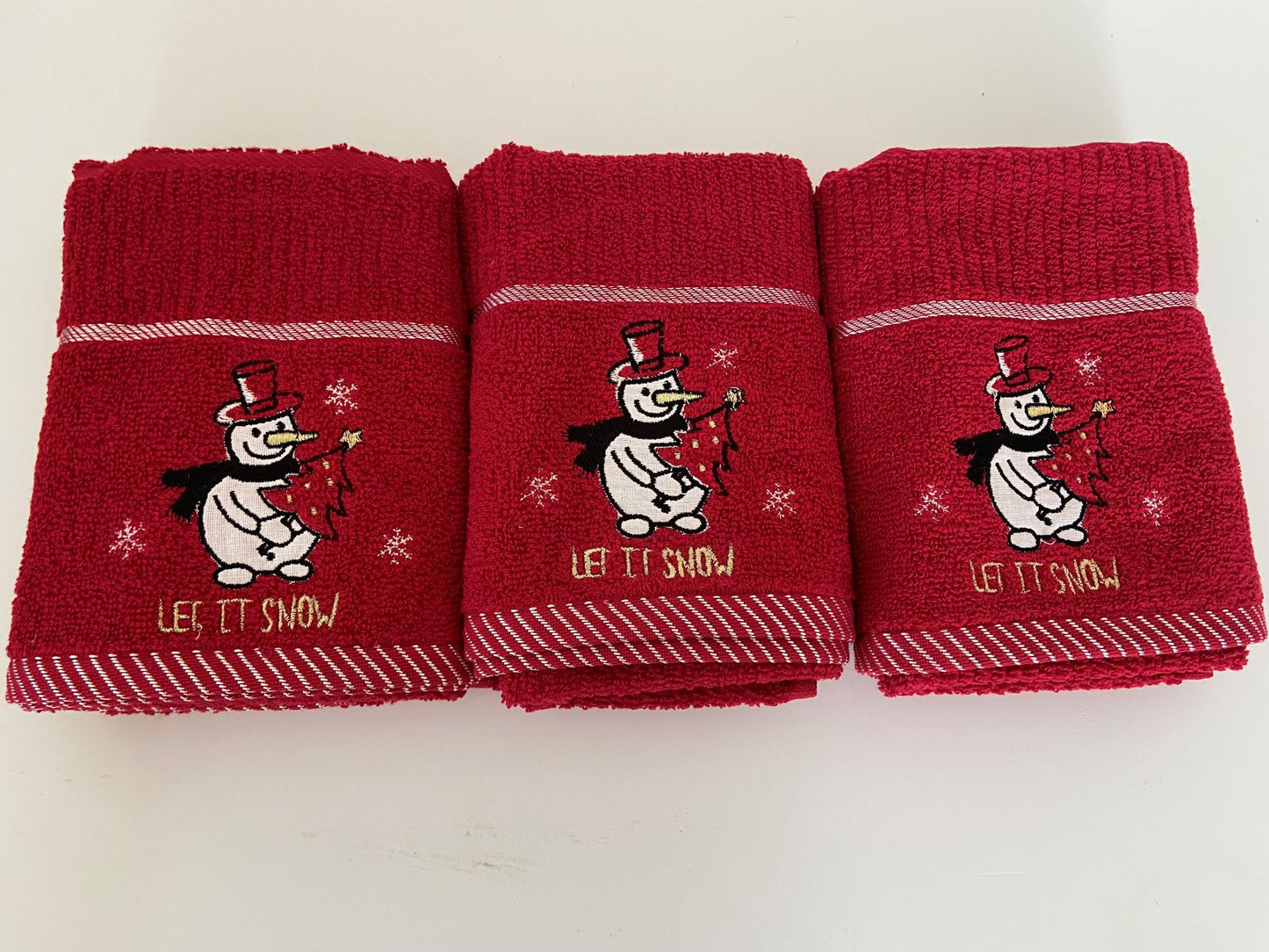 Christmas Let It Snow Kitchen Towel