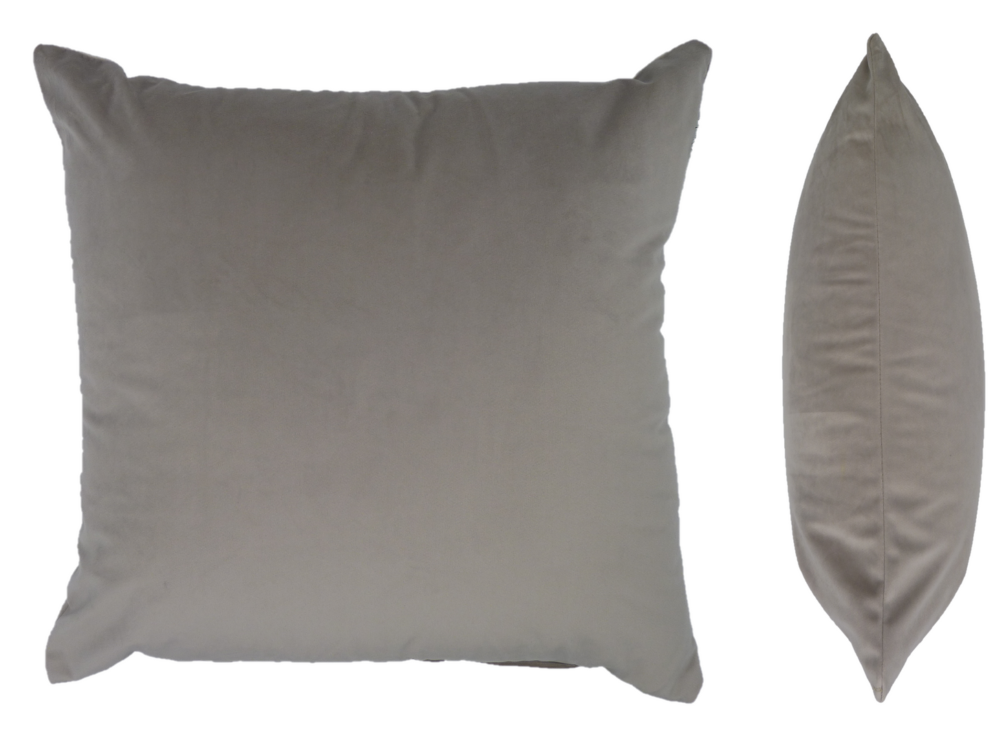Opulence Velvet Cushion in Mink