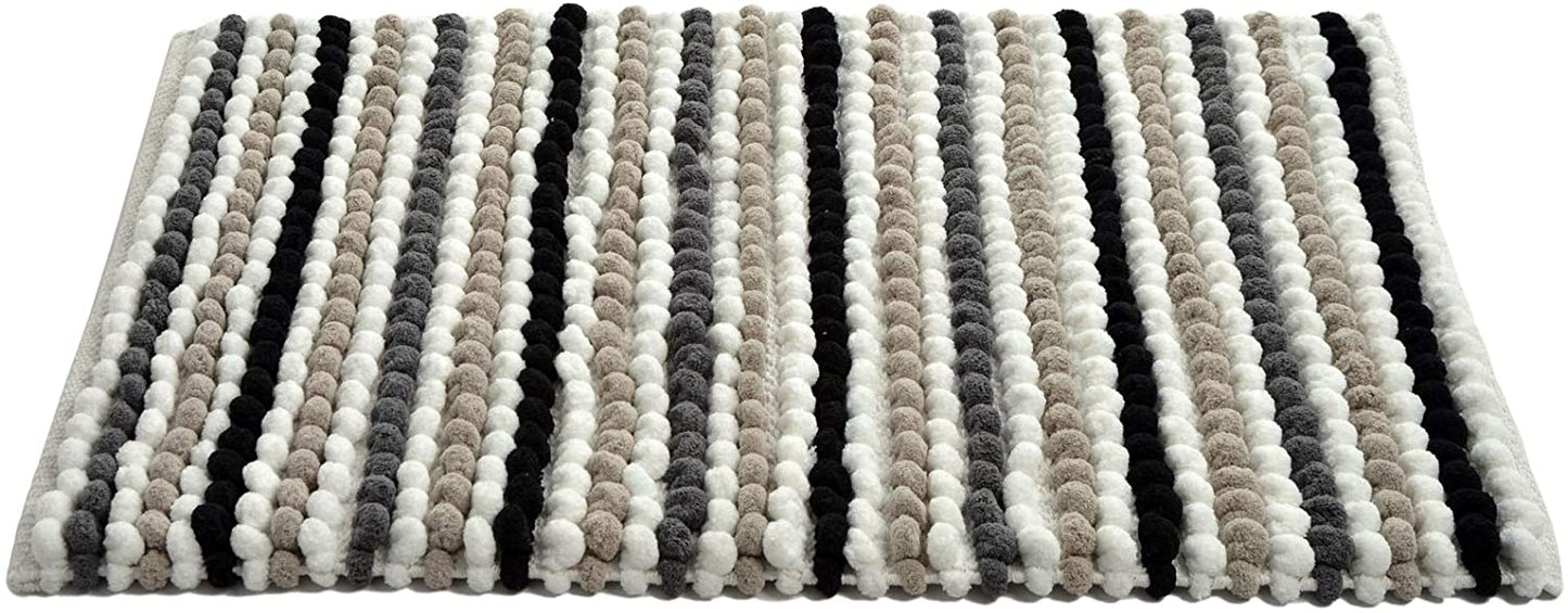 Bobble Bath or Pedestal Mat & Towels in Monochrome