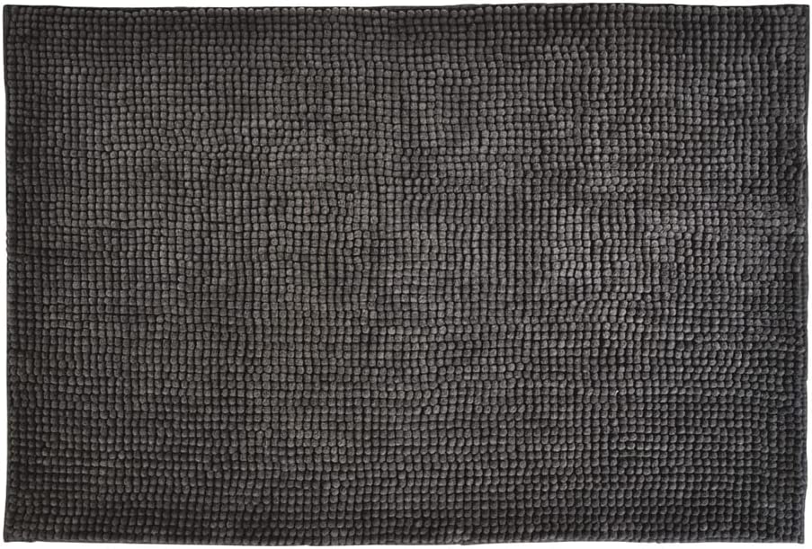Supersoft Micro Chenille Bath Mat Charcoal Grey