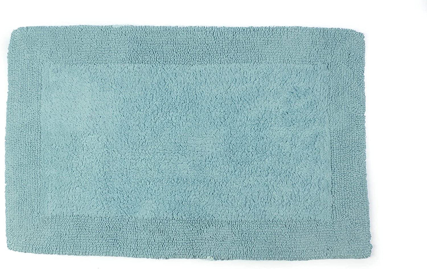 Heavyweight Elegance Reversible Bath Mats Duck Egg