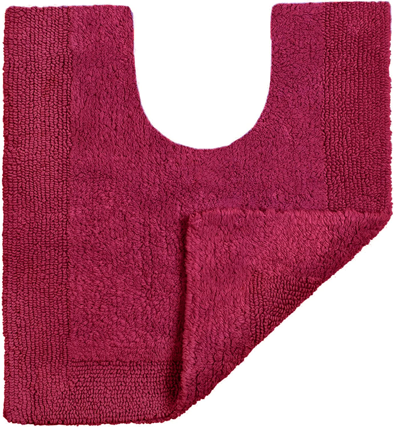 Elegance Heavyweight Reversible Bath Mats in Beetroot
