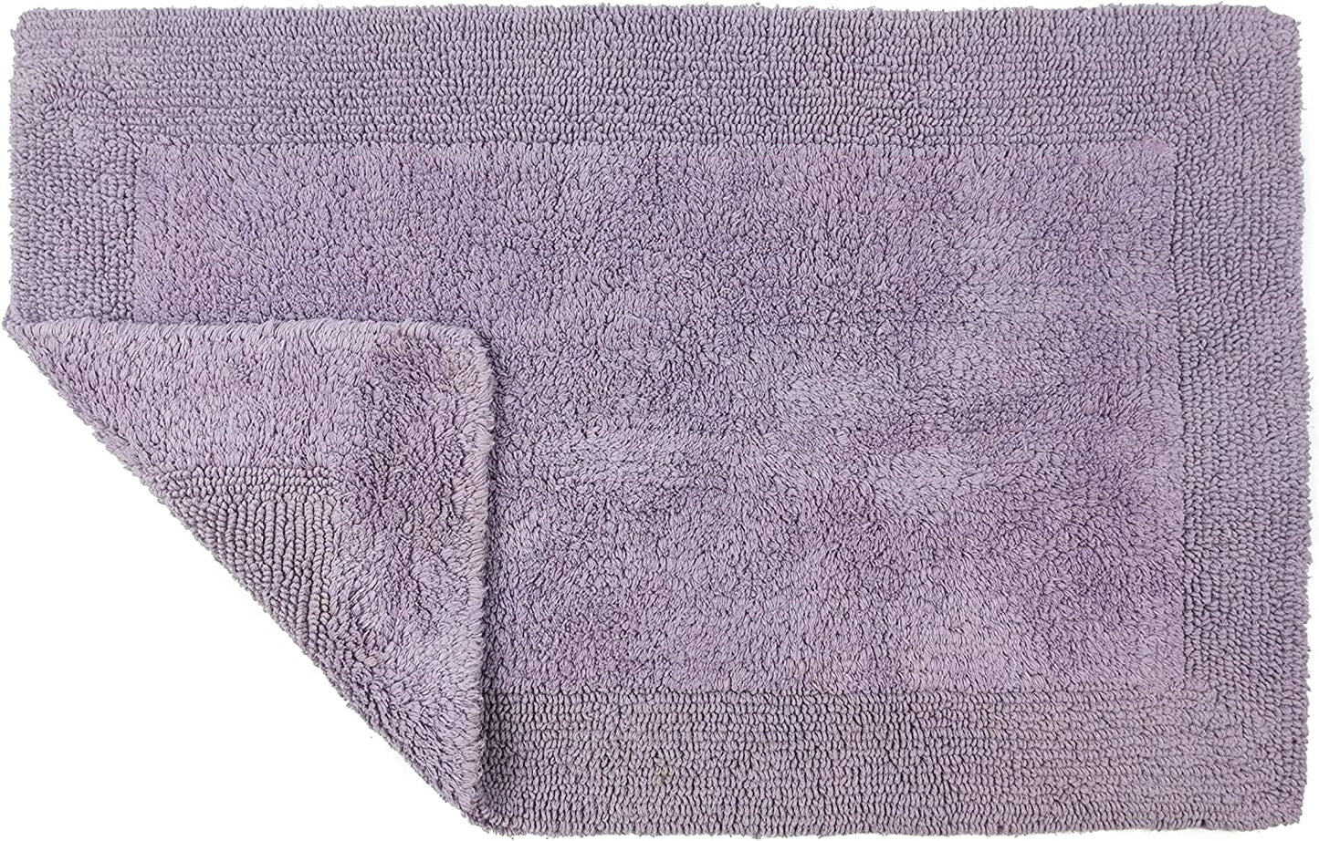 Elegance Heavyweight Reversible Bath Mats Heather