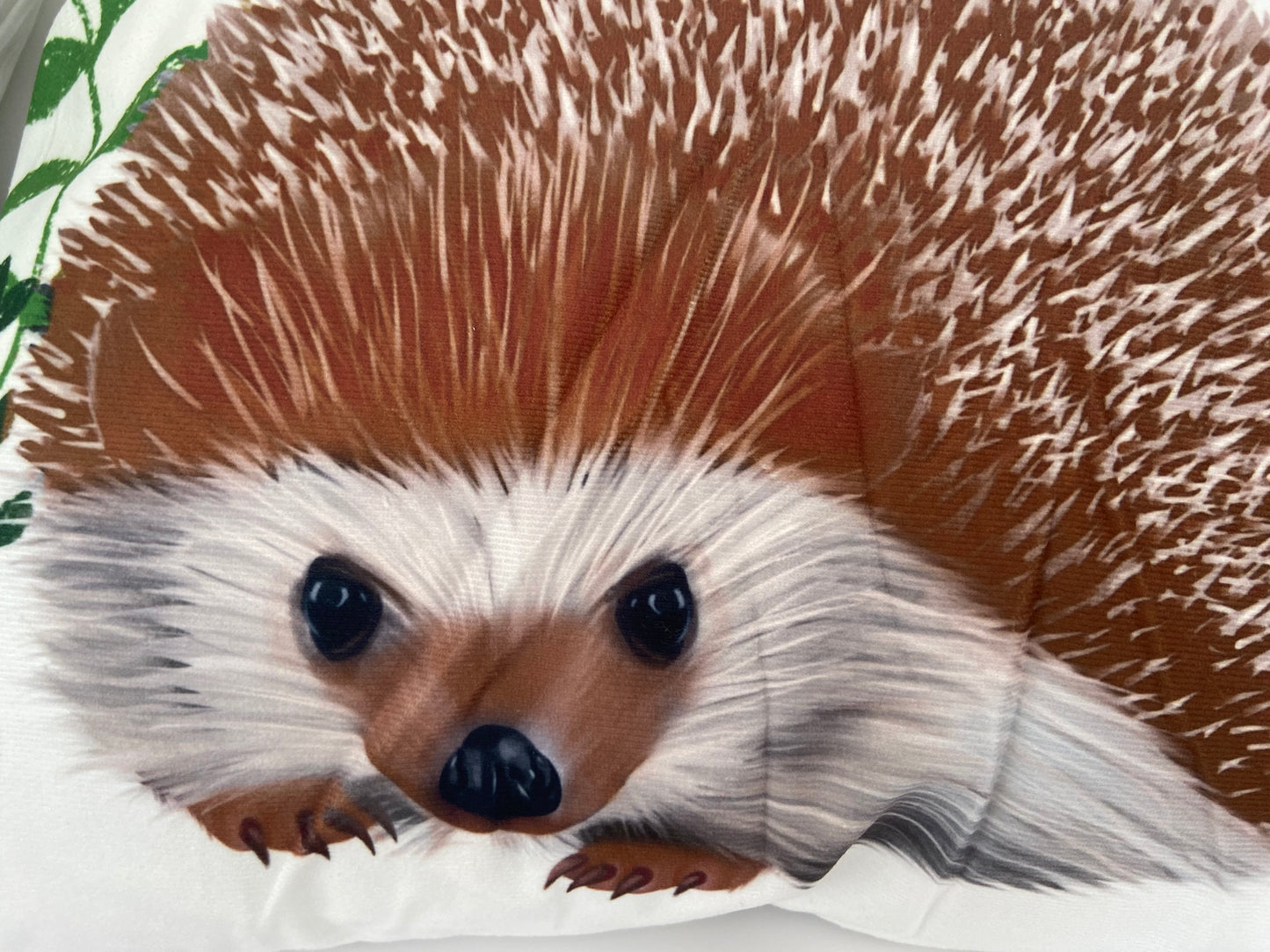 Hedgehog Design Cushion Cover