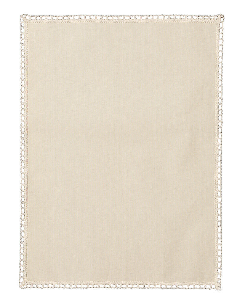 Plain Arm Chair Cap, Chair Back Ecru