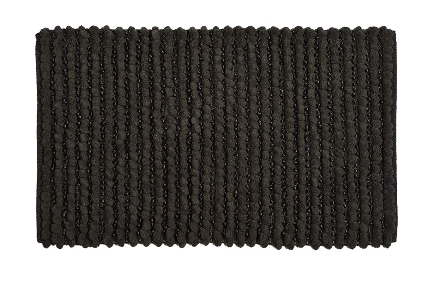 Sparkle Bobble Bath or Pedestal Mat in Dark Grey