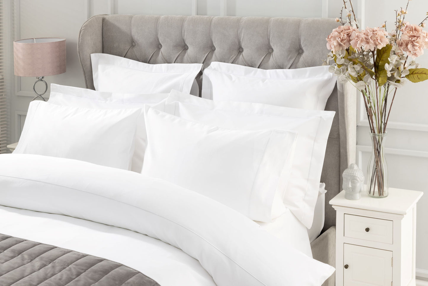 1000 Thread Count 100% Egyptian Cotton Bed Linen in White