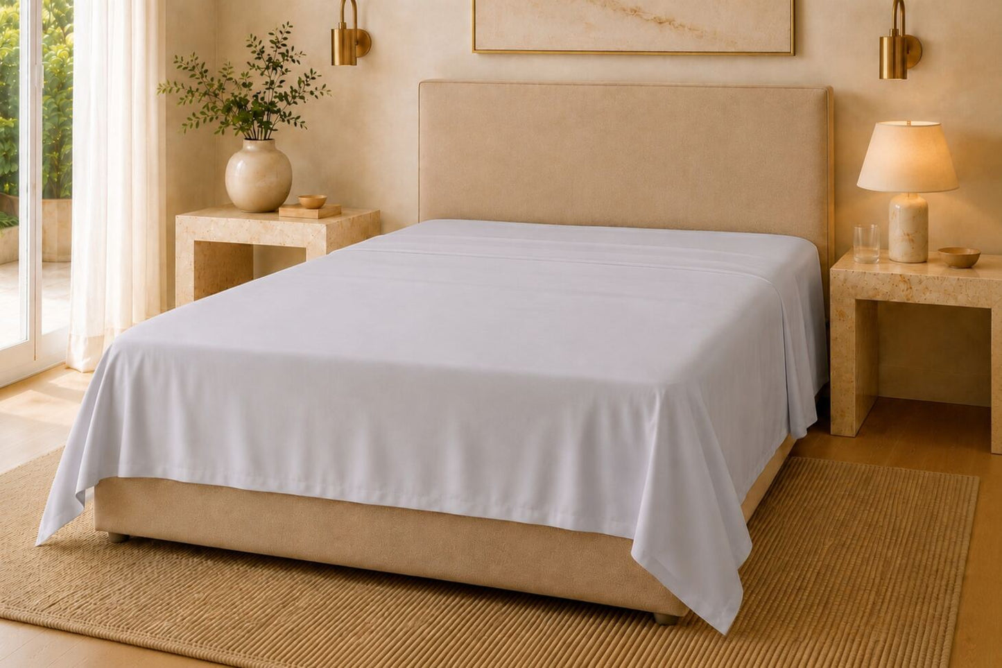 200 Thread Count Pure Combed Cotton Bed Linen In Pale Grey