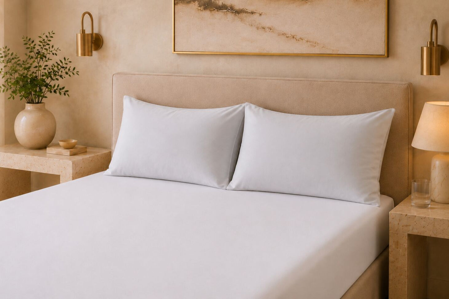 200 Thread Count Pure Combed Cotton Bed Linen In Pale Grey