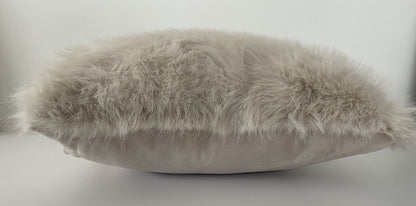 Faux Fur Cushion Cover in Natural