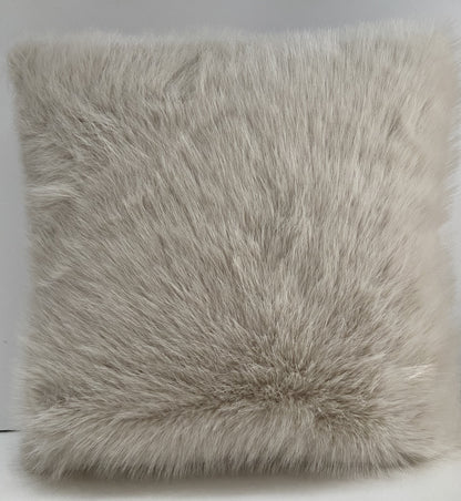 Faux Fur Cushion Cover in Natural