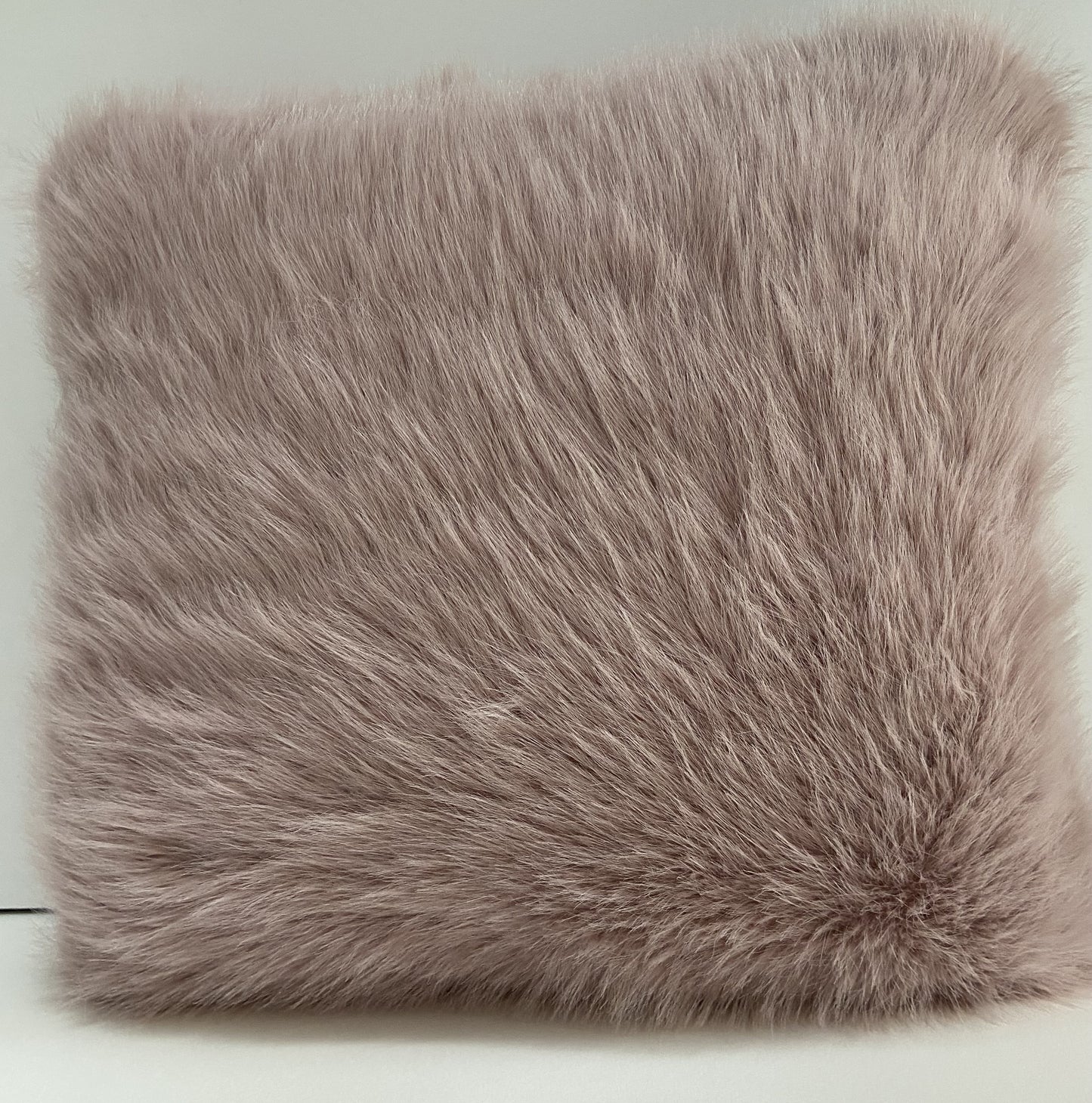 Faux Fur Cushion Cover in Pink