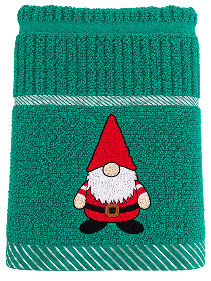 Christmas Gonks Kitchen Towel in Green