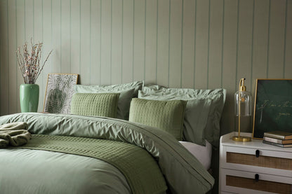 500 Thread Count Cotton Rich Bedding in Sage Green