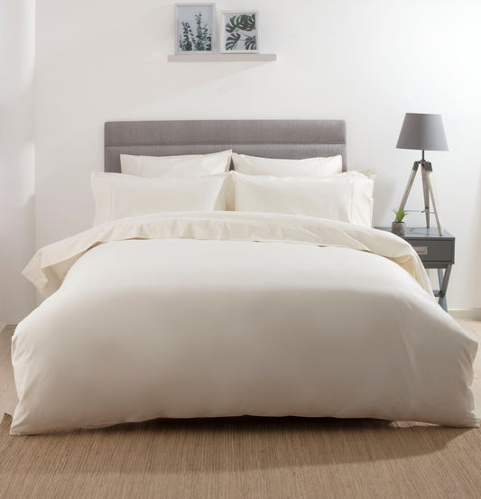 600 Thread Count Cotton Bed Linen in Ivory