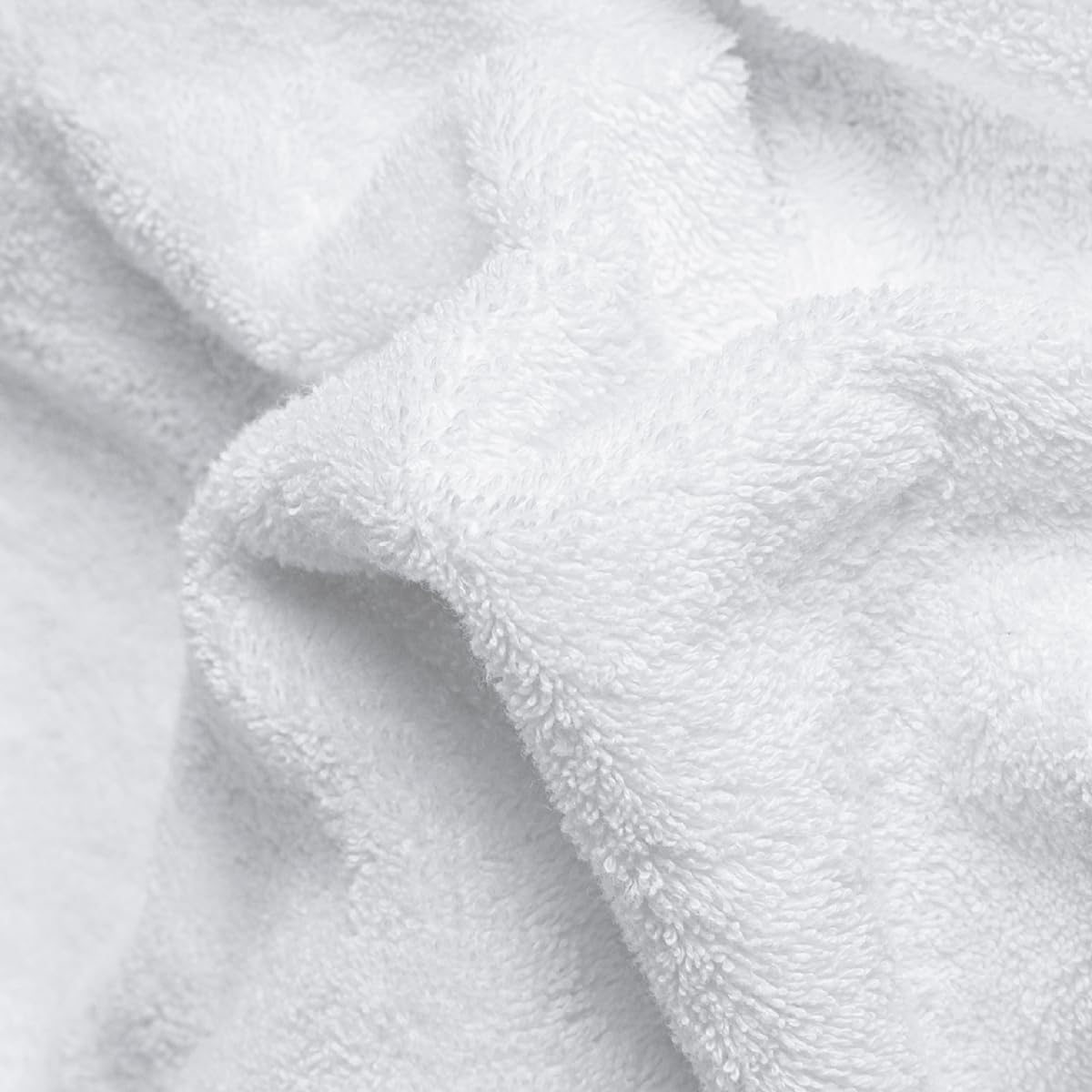 Six Piece Towel Bale White 100% Cotton