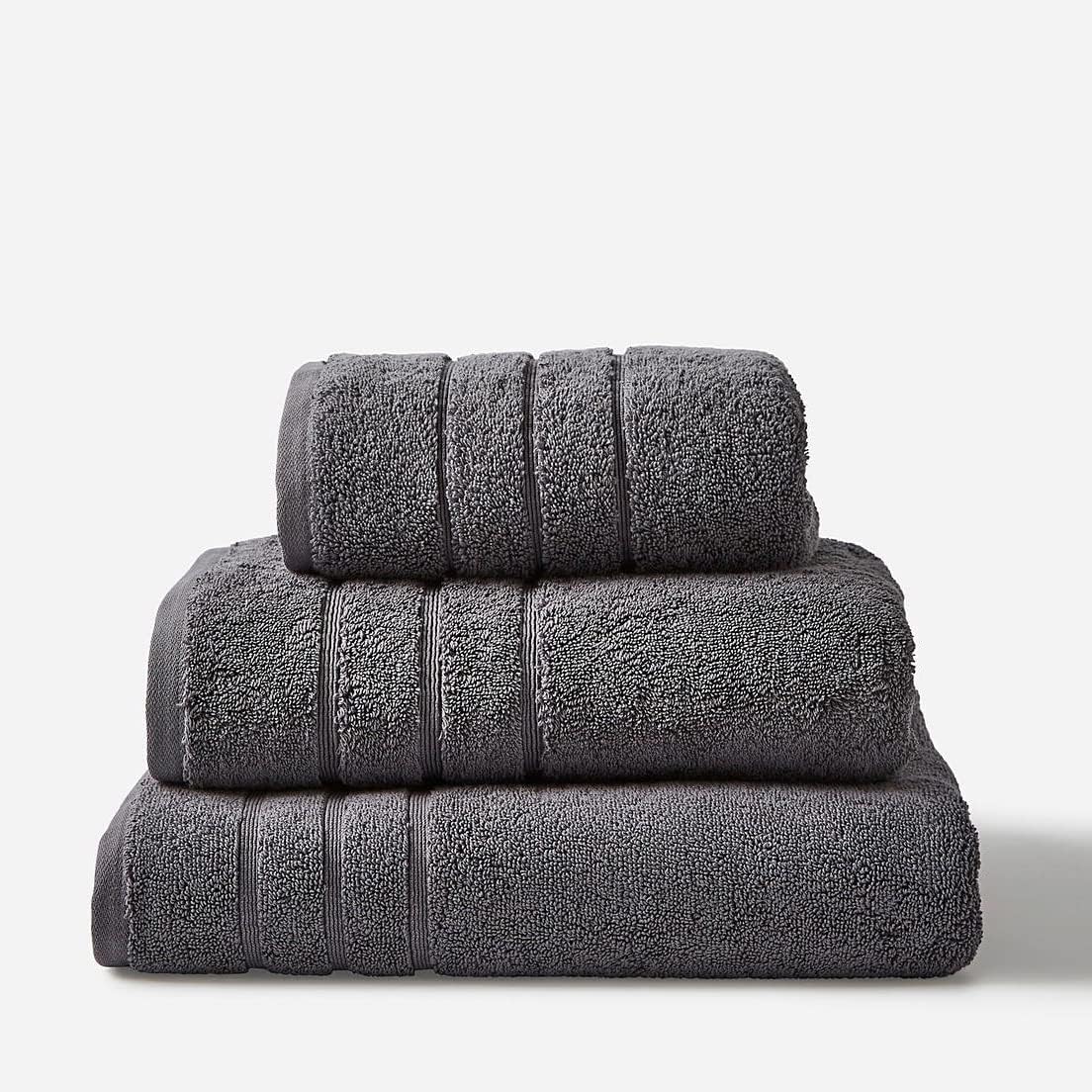 Hotel Quality 800gsm Bath Towels in Charcoal Grey