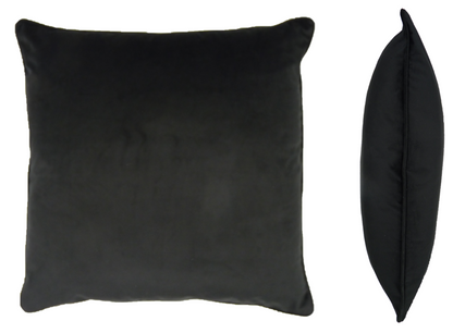 Soft Velvet Cushion Covers in Chocolate Brown 55cm x 55cm