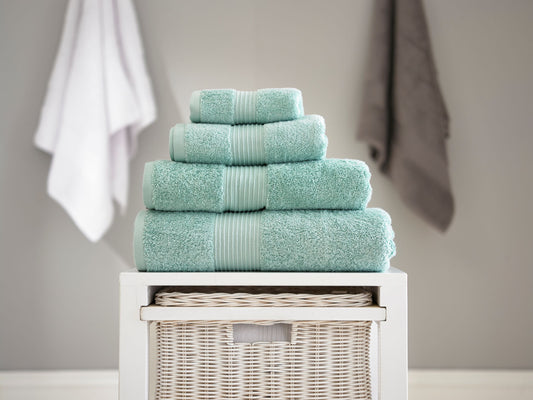 650gsm Combed Pima Bliss Anti Bacterial Towel in Spearmint